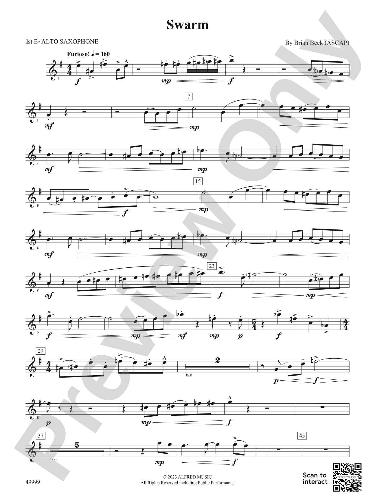 Swarm: E-flat Alto Saxophone