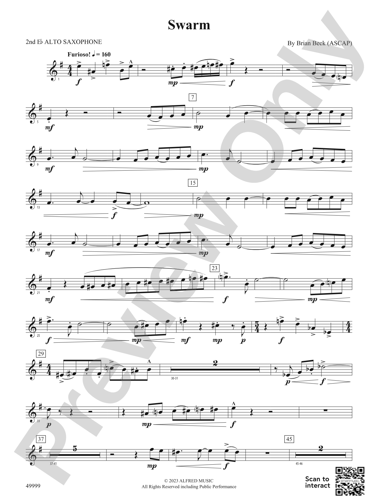 Swarm: 2nd E-flat Alto Saxophone