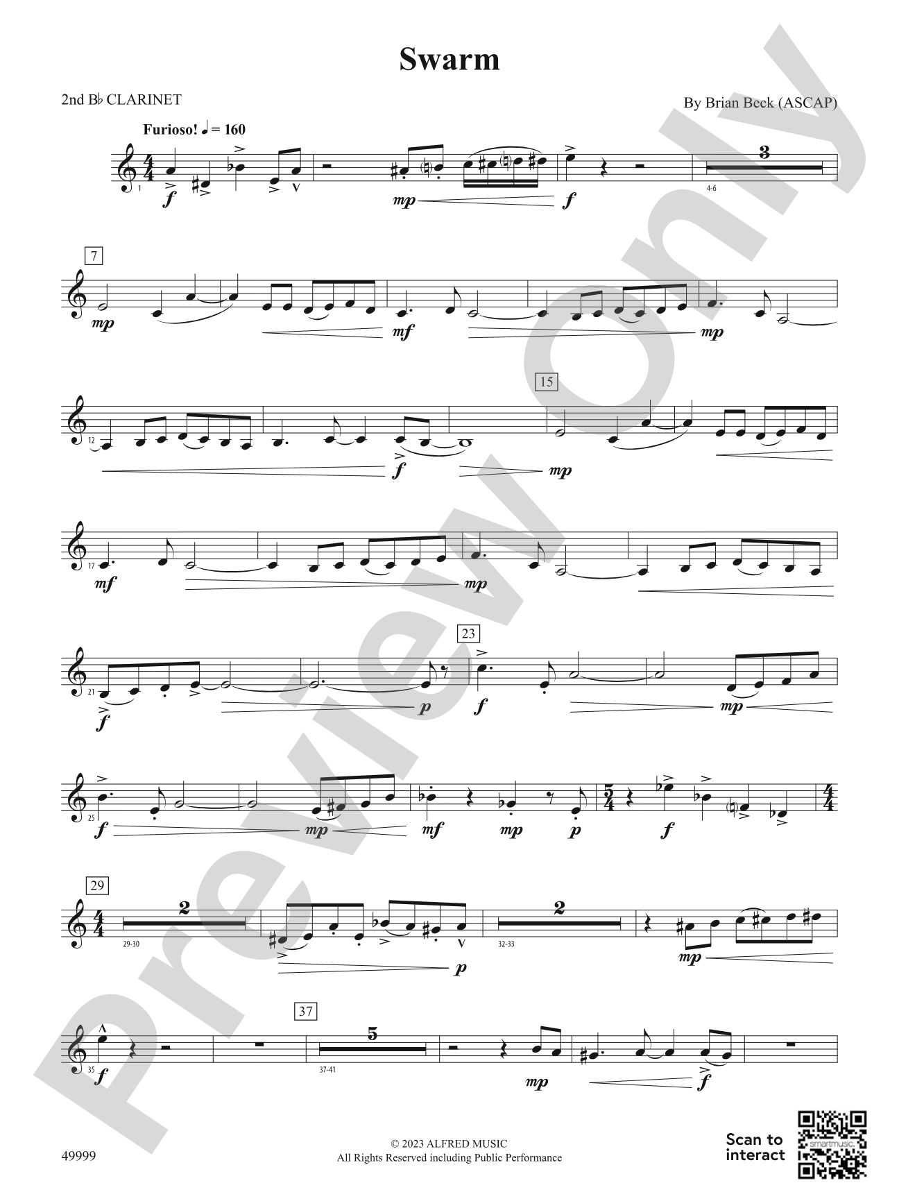 Swarm: 2nd B-flat Clarinet