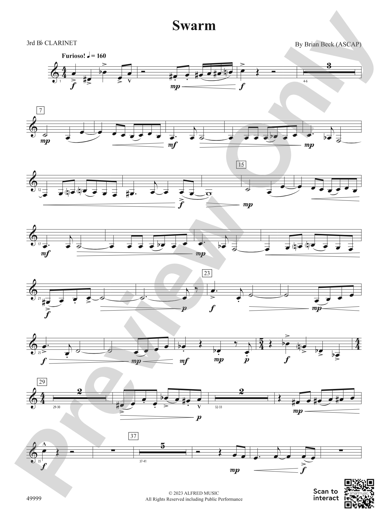 Swarm: 3rd B-flat Clarinet