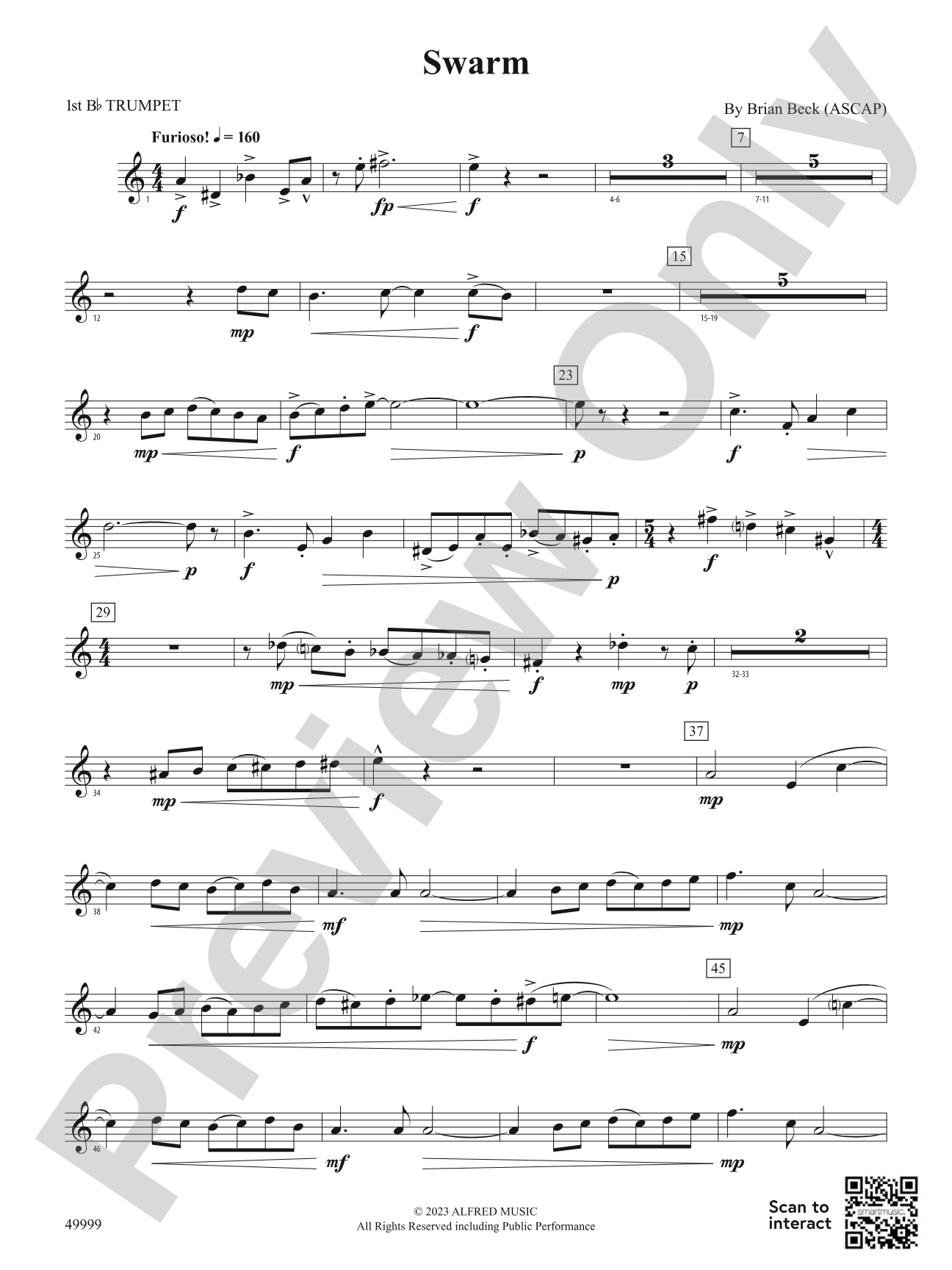 Swarm: 1st B-flat Trumpet