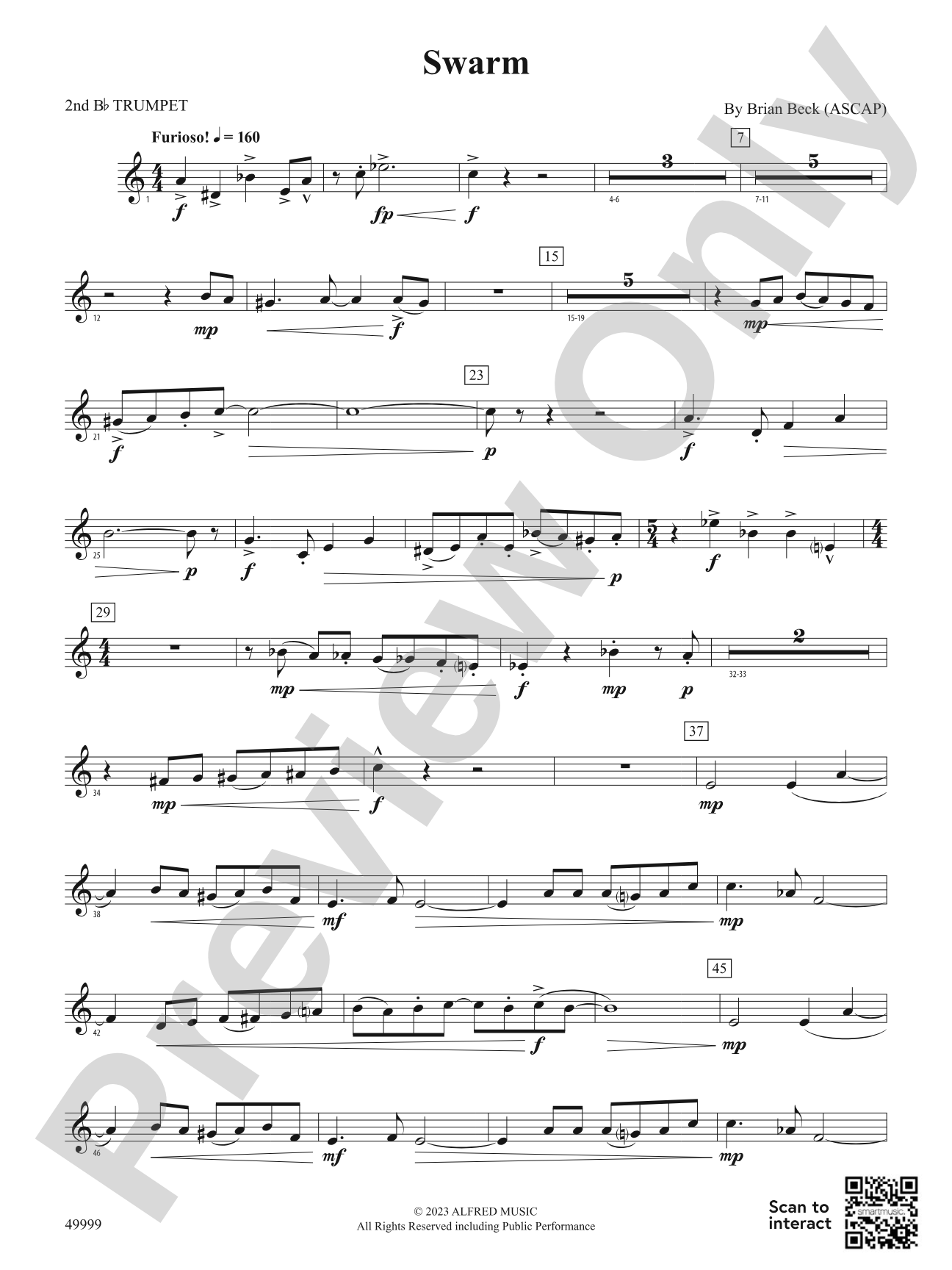 Swarm: 2nd B-flat Trumpet
