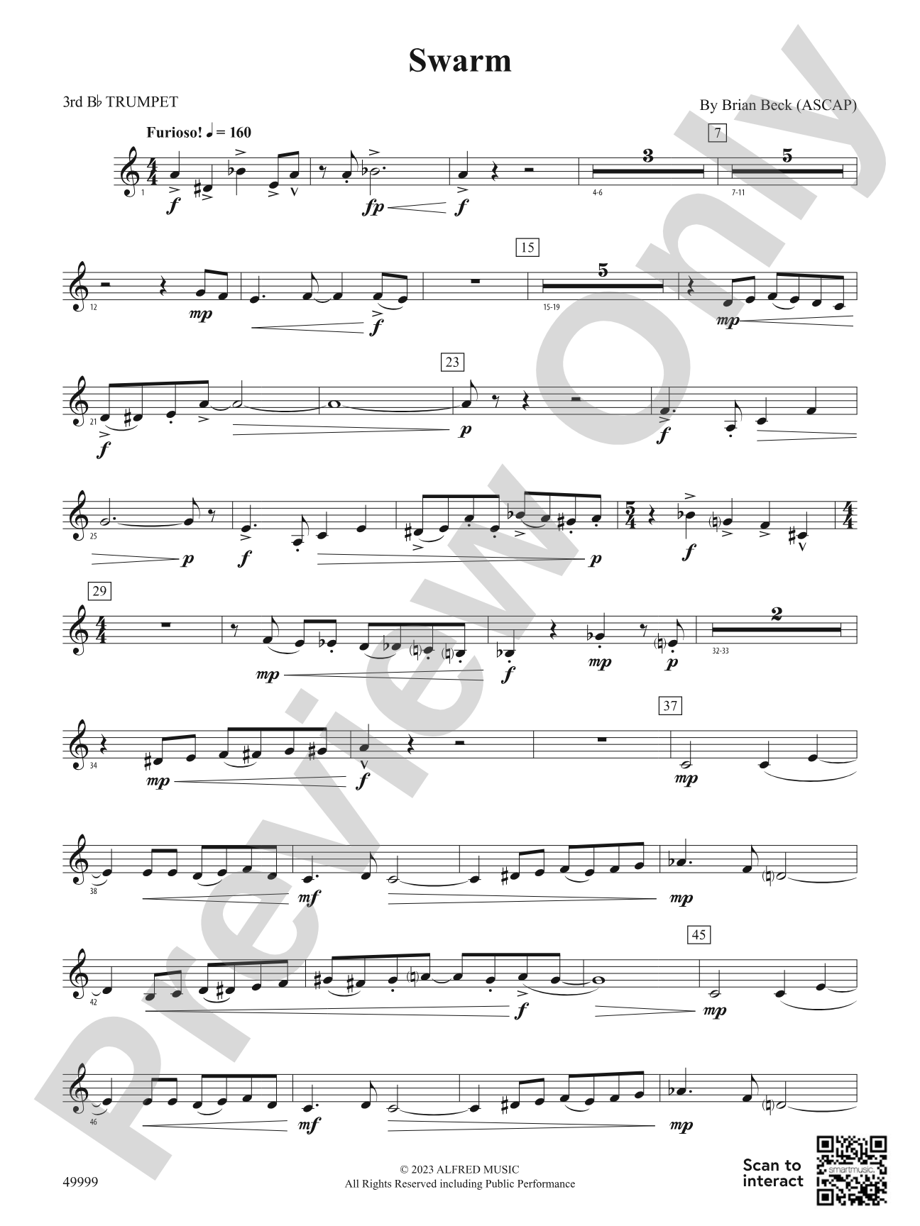 Swarm: 3rd B-flat Trumpet