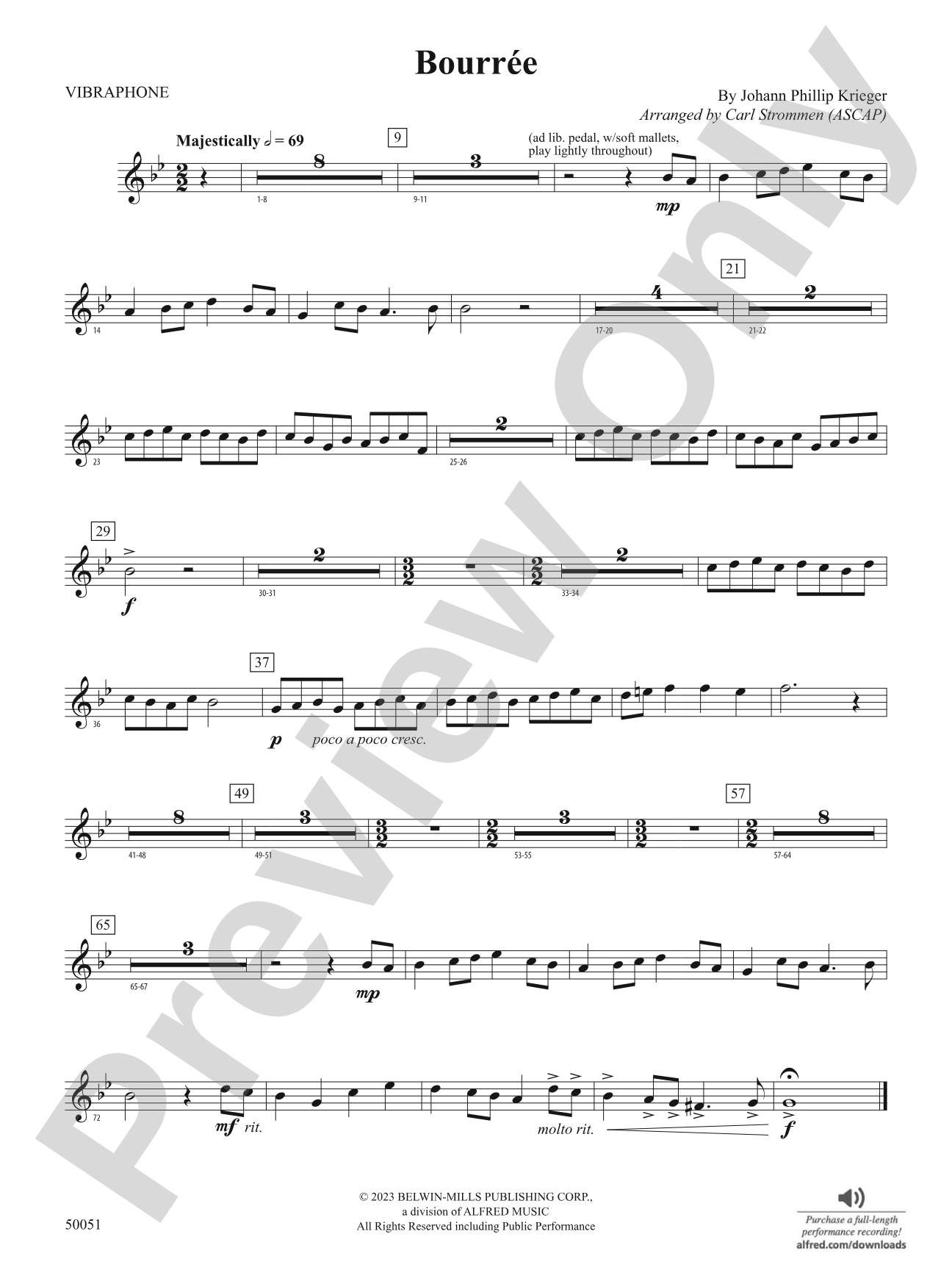 Bourrée: Mallets