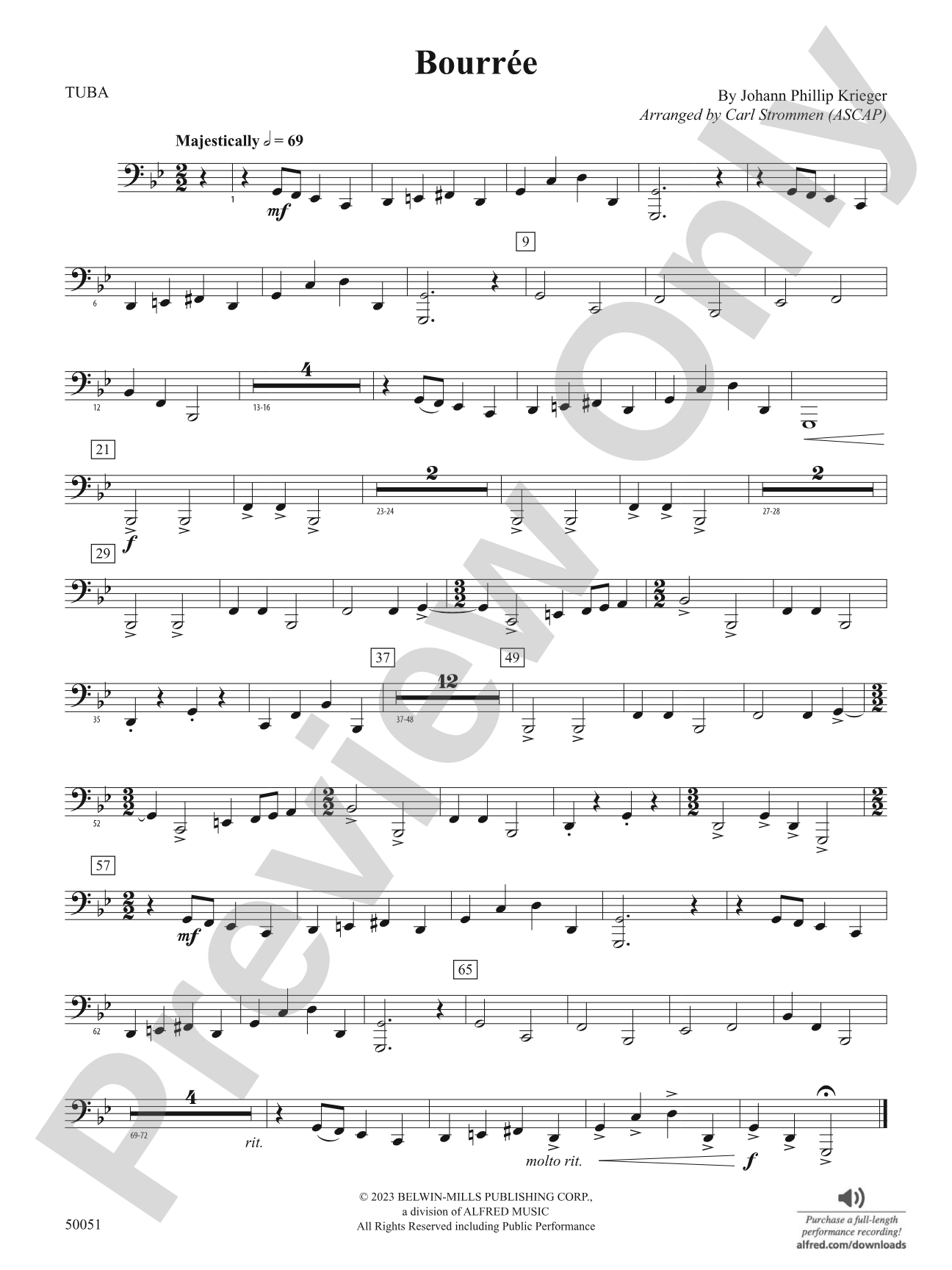 Bourrée: Tuba