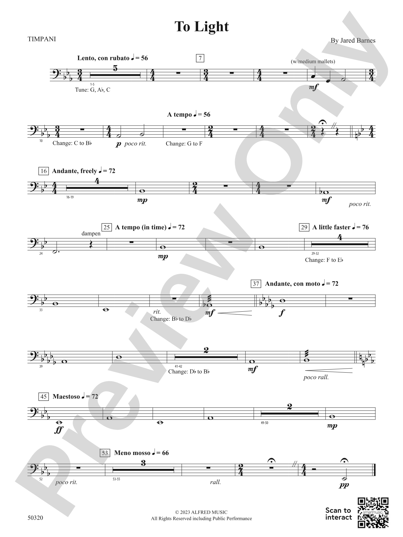 To Light: Timpani