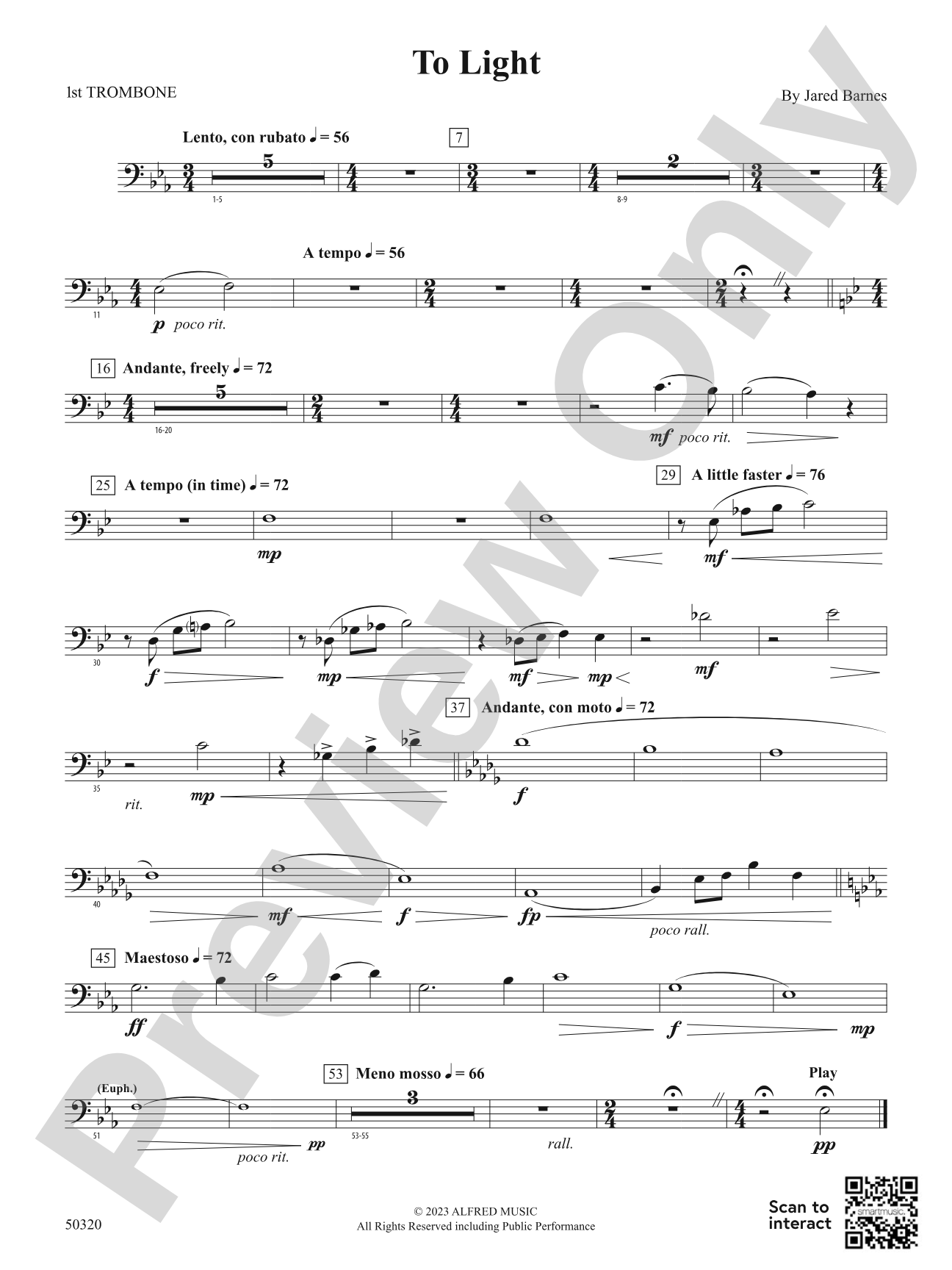 To Light: 1st Trombone