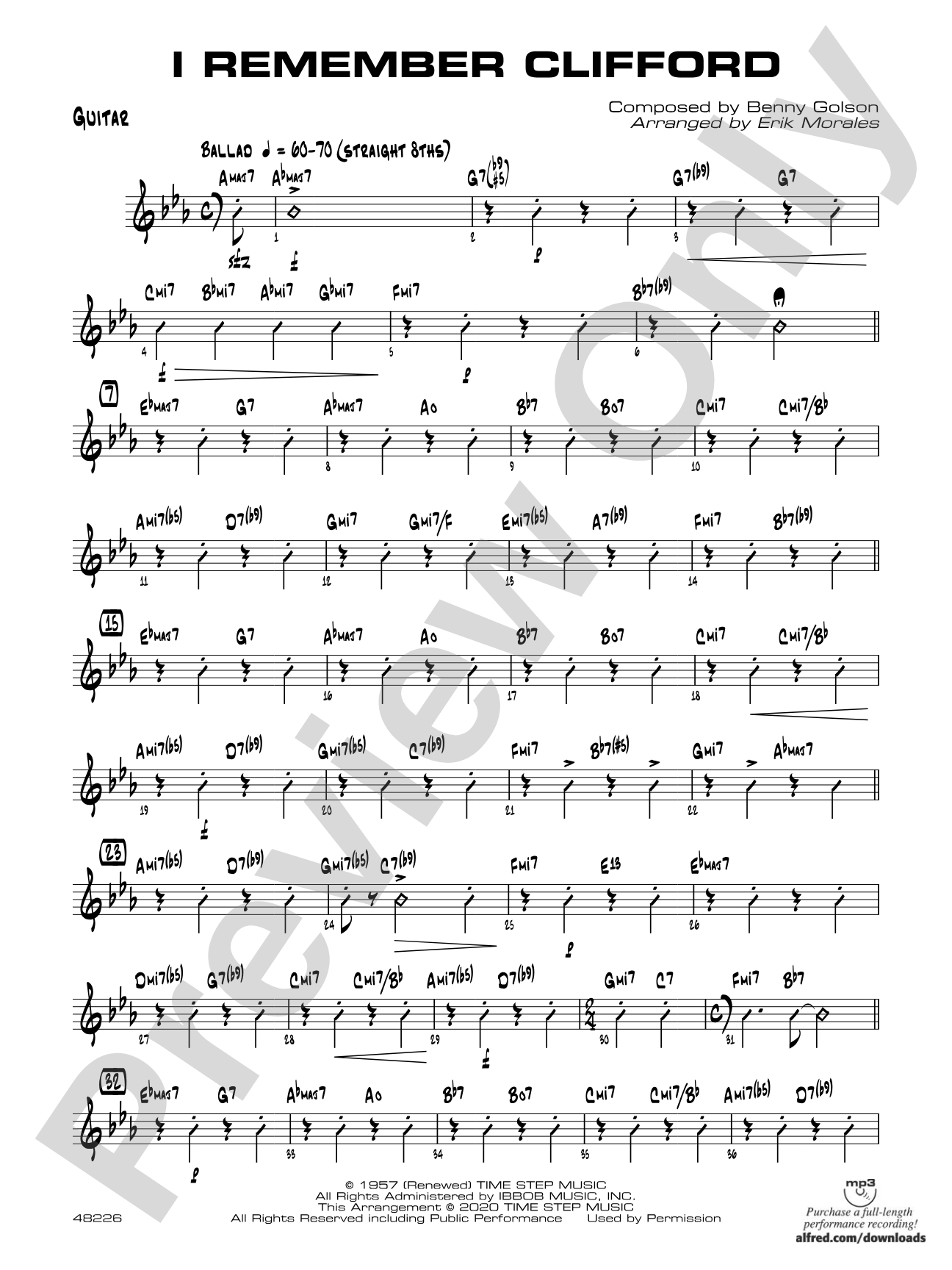 I Remember Clifford: Guitar