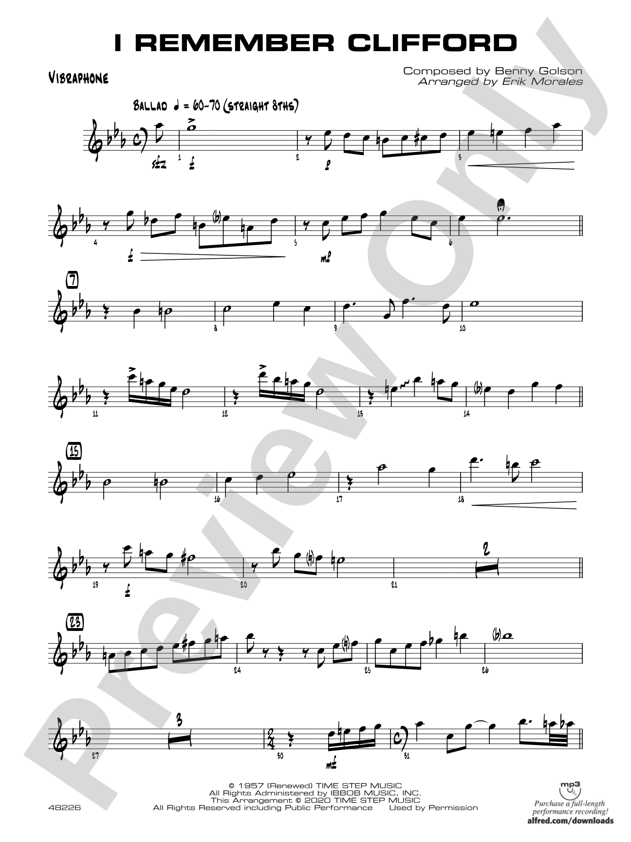 I Remember Clifford: Vibraphone