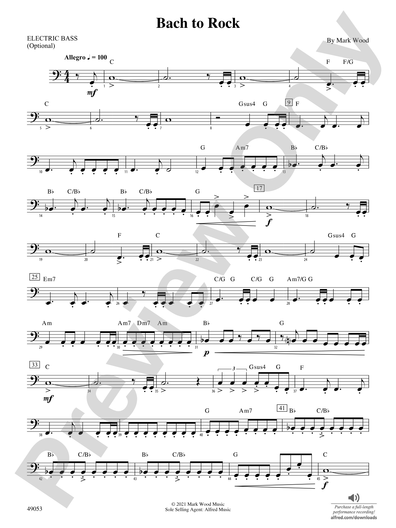 Bach to Rock: Electric Bass