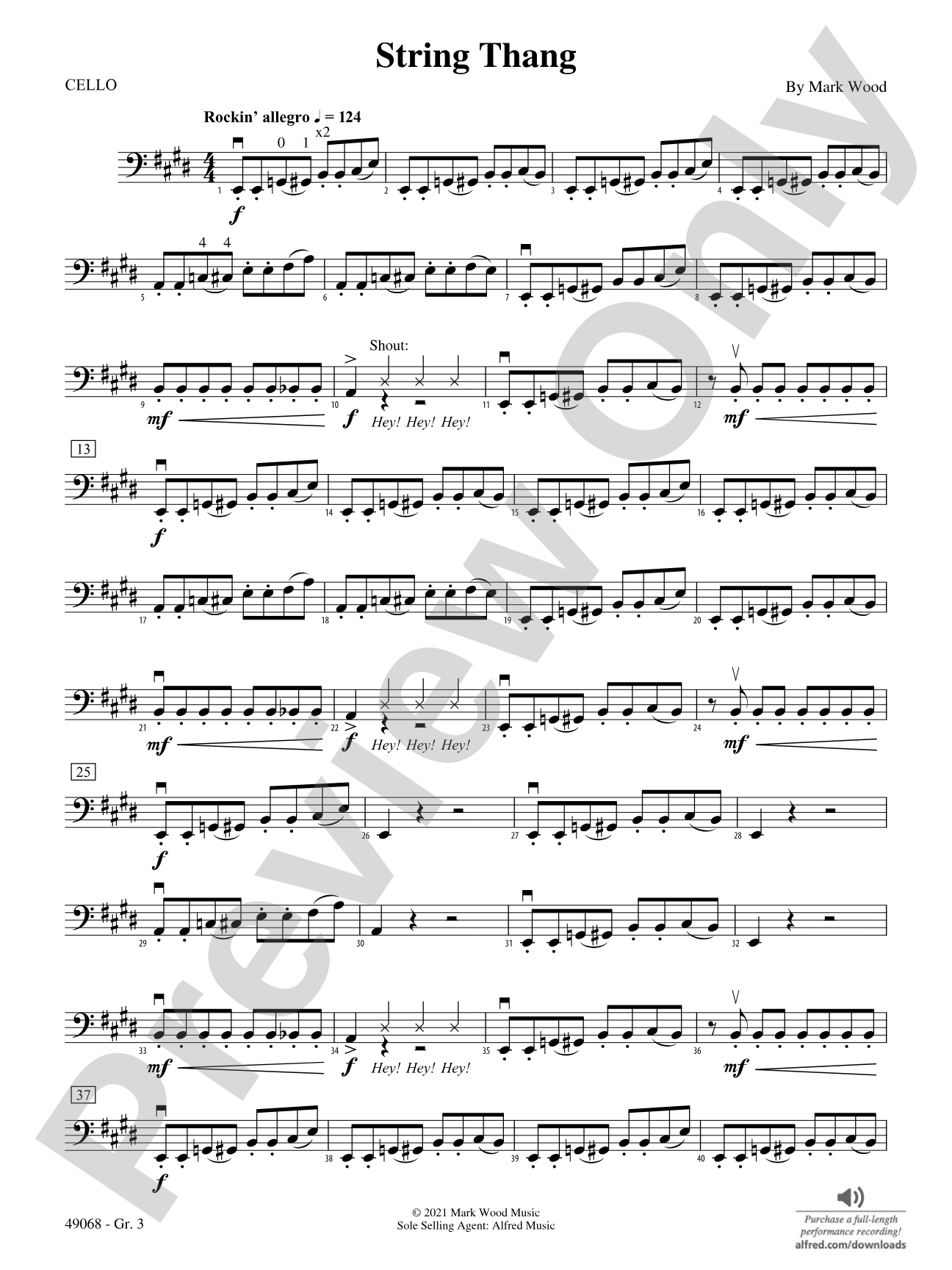 String Thang: Cello - Grade 3