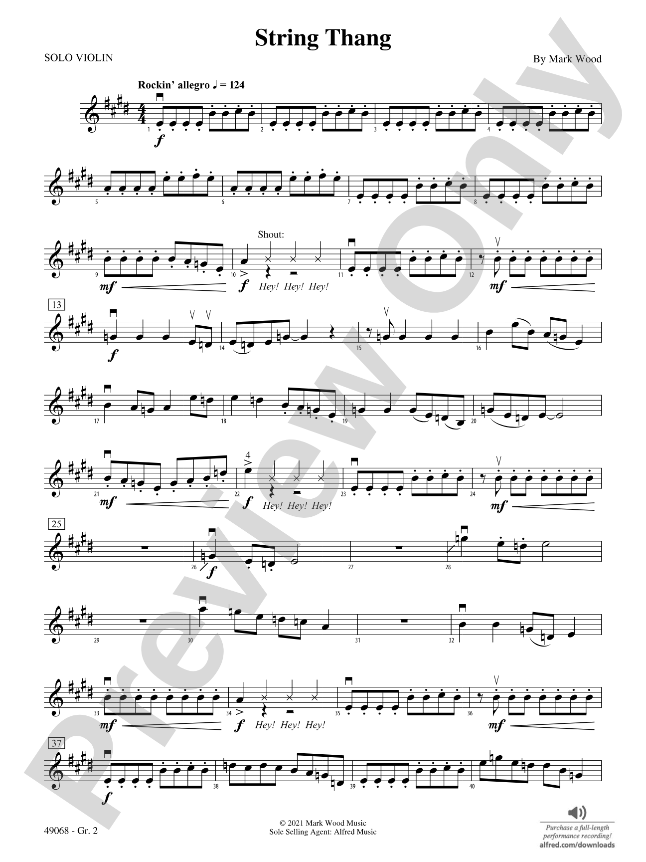 String Thang: Solo Violin