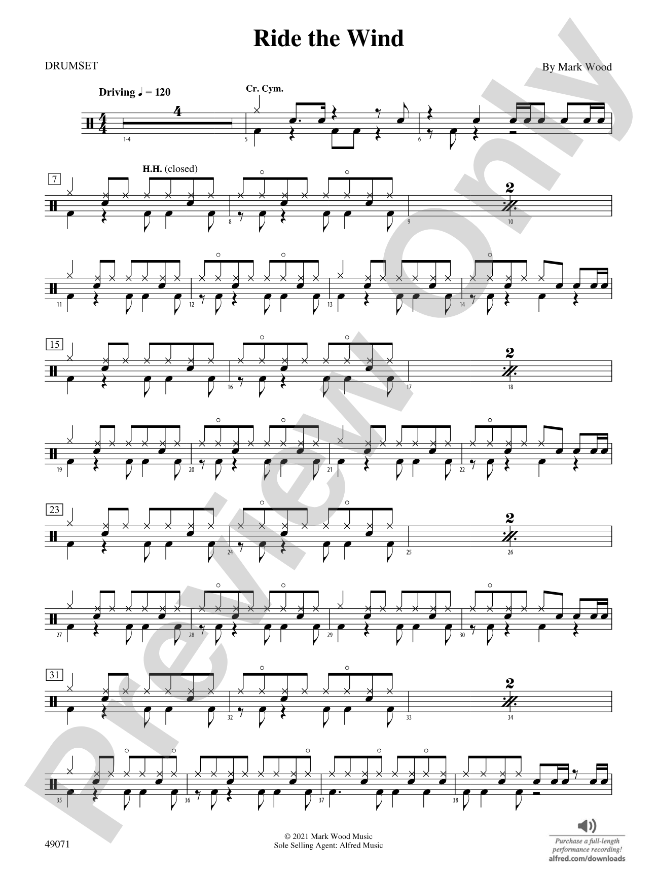 Ride the Wind: Drums