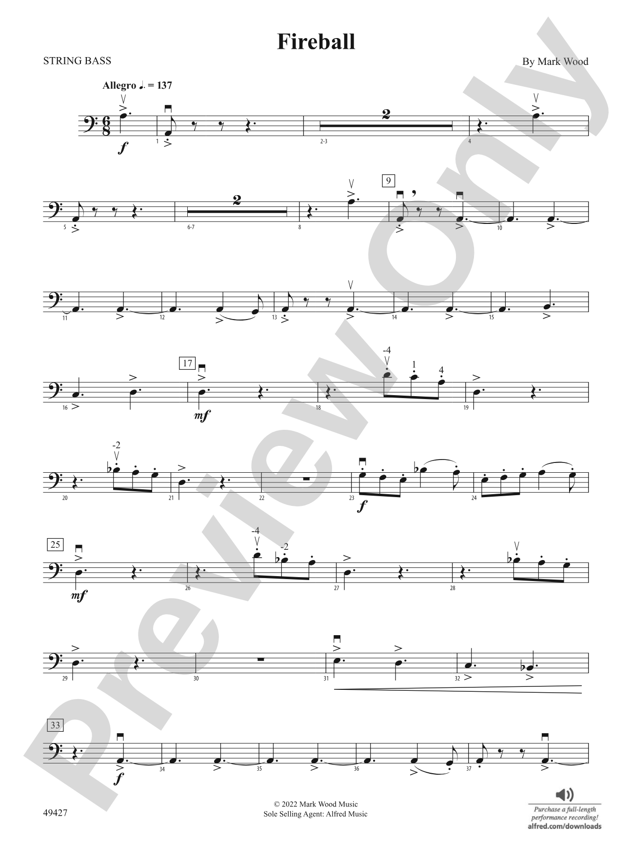 Fireball: String Bass
