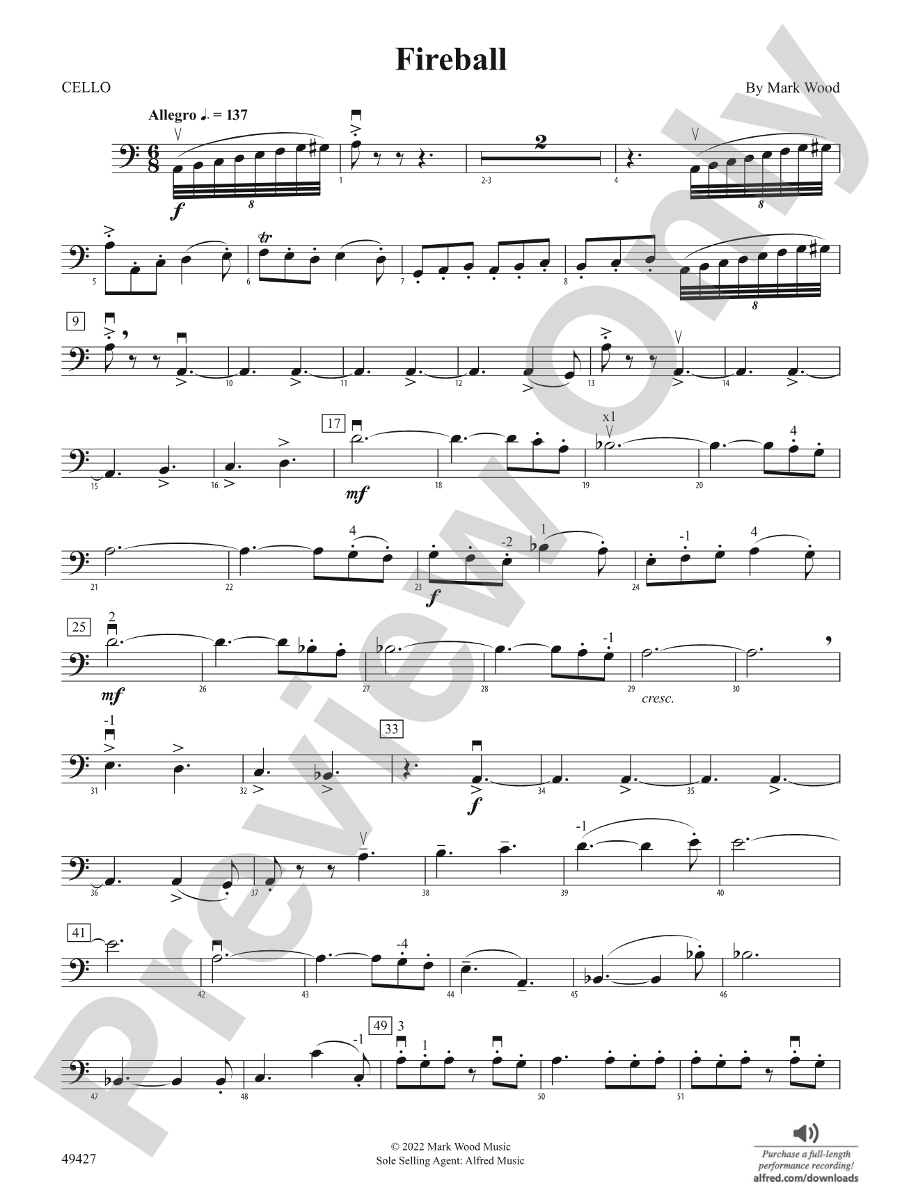 Fireball: Cello