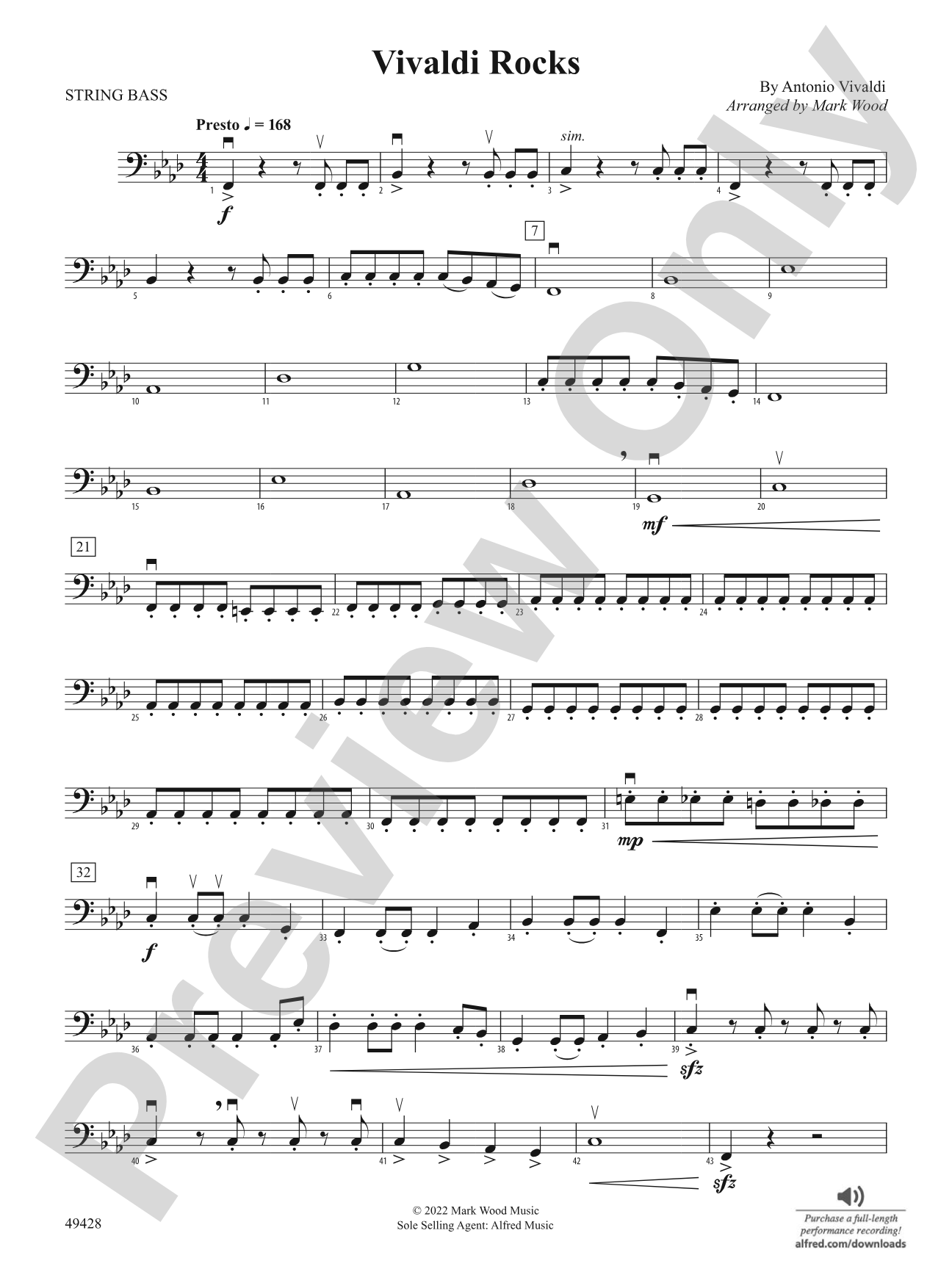 Vivaldi Rocks: String Bass