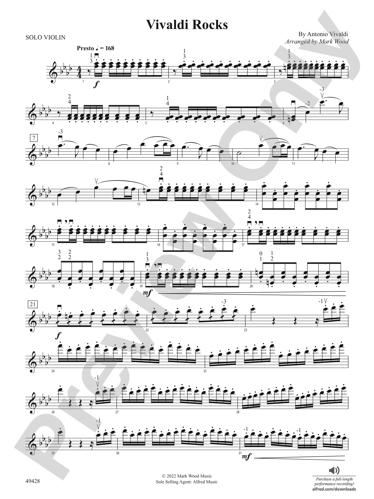 Vivaldi Rocks: Solo Violin