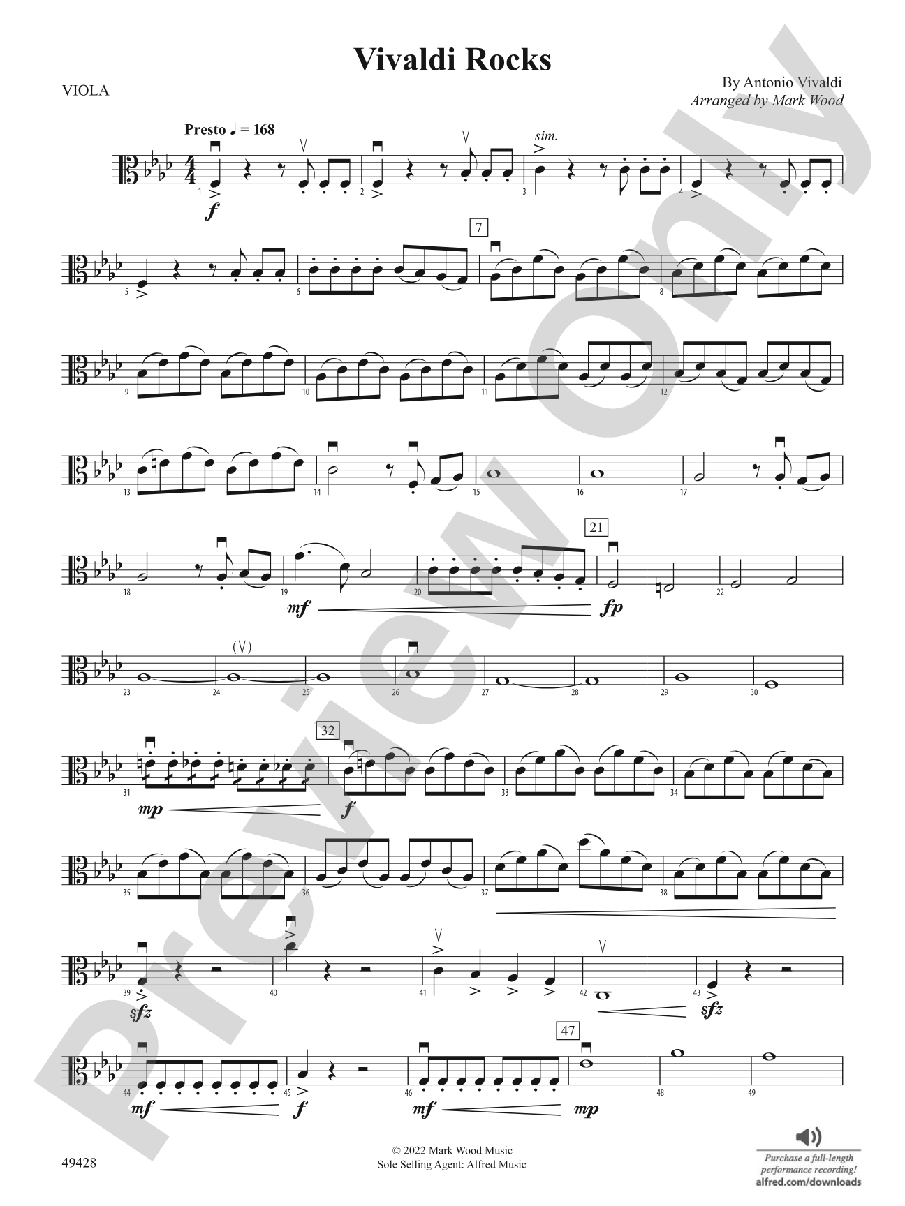 Vivaldi Rocks: Viola