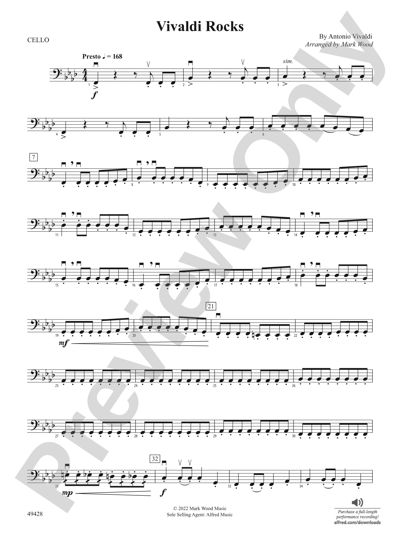 Vivaldi Rocks: Cello