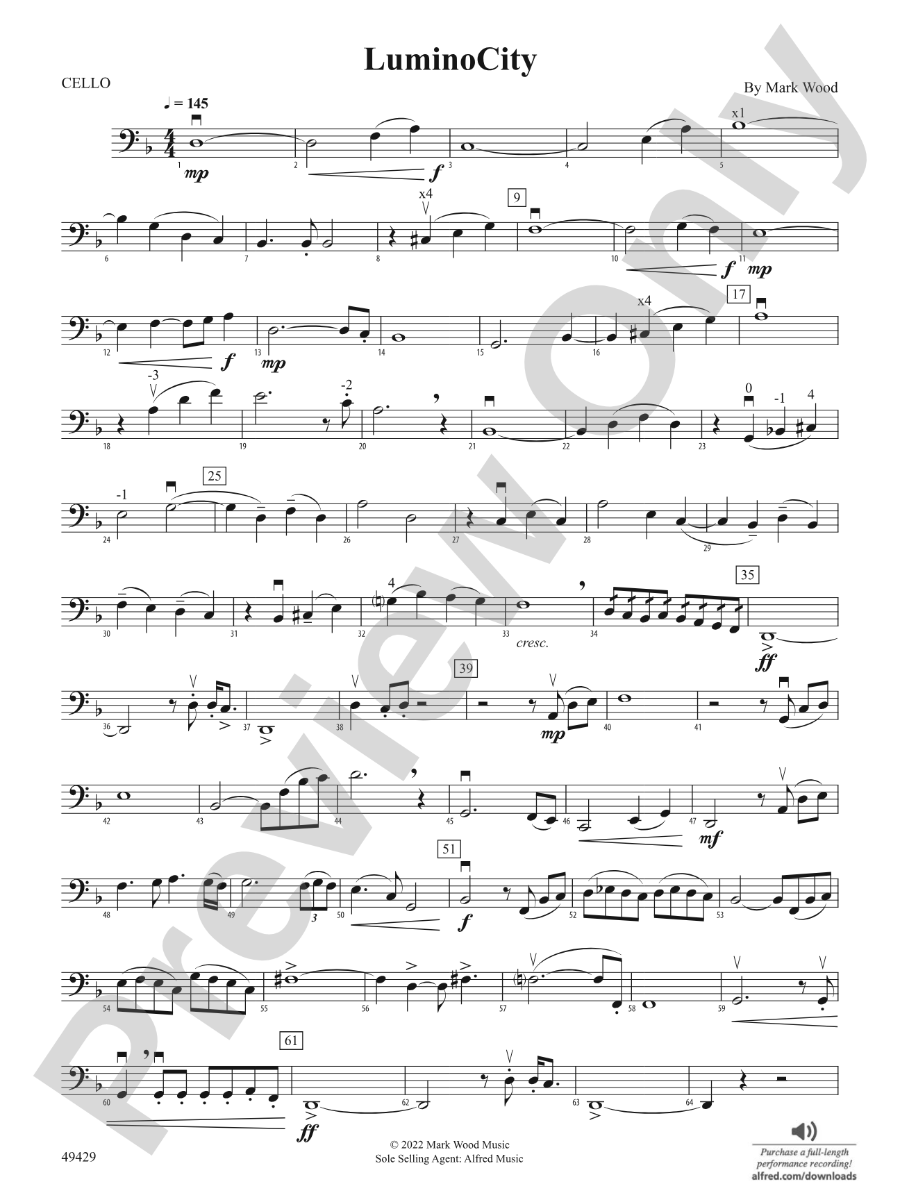 LuminoCity: Cello