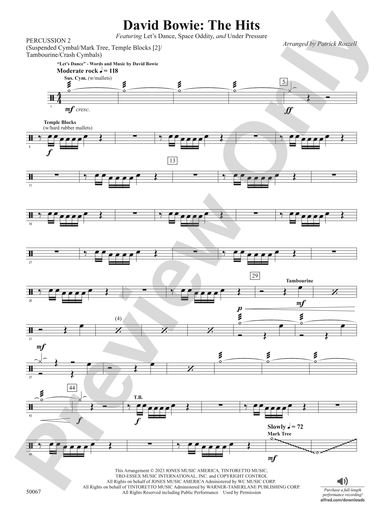 David Bowie: The Hits: 2nd Percussion