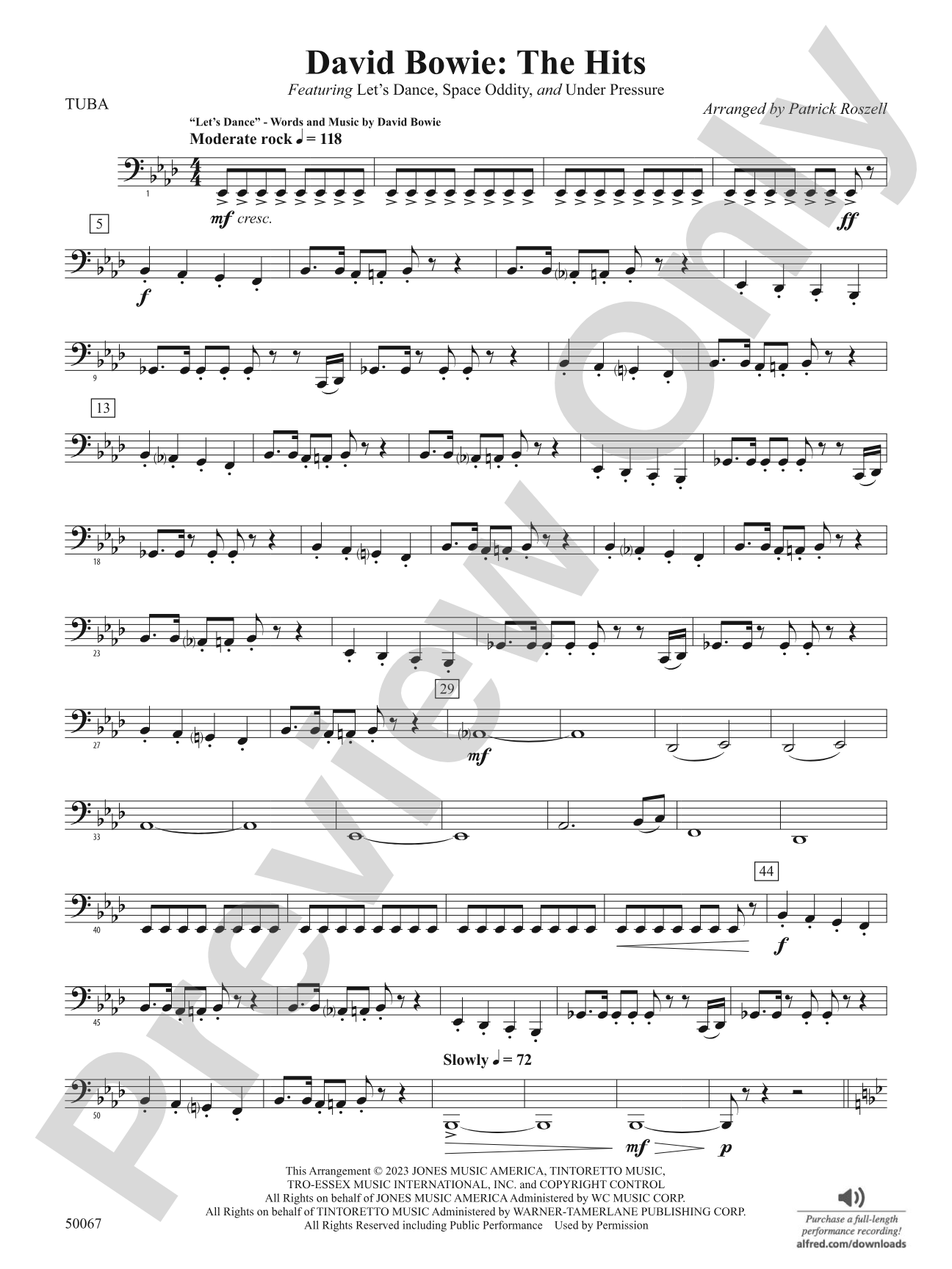 David Bowie: The Hits: Tuba