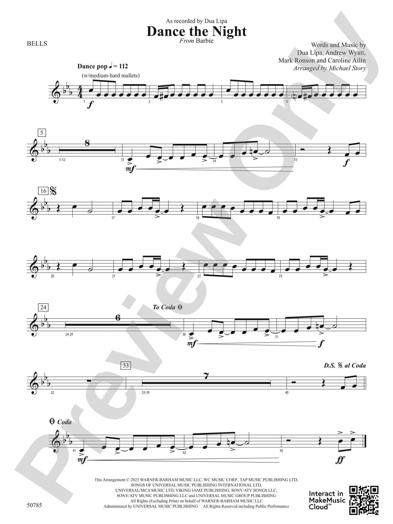 Dance the Night: Mallets