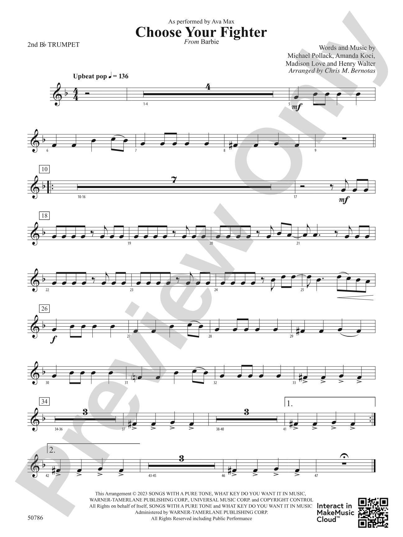 Choose Your Fighter: 2nd B-flat Trumpet