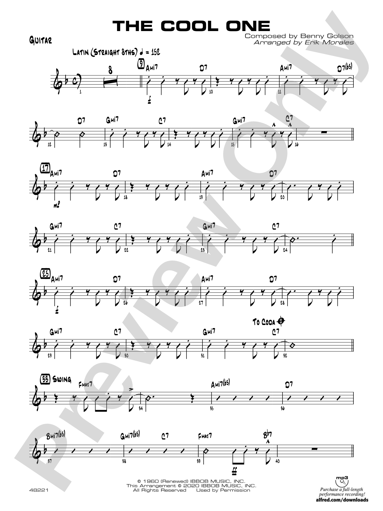 The Cool One: Guitar