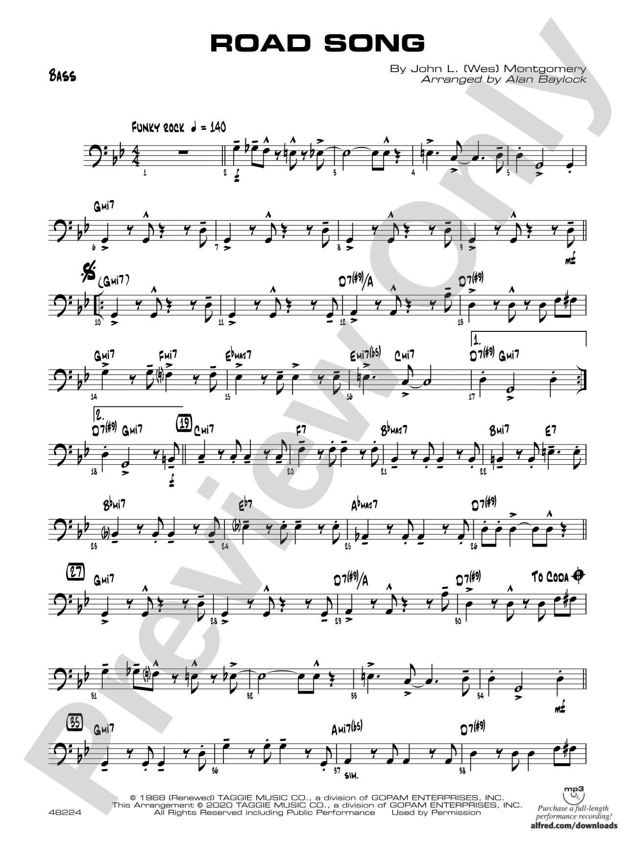 Road Song: String Bass