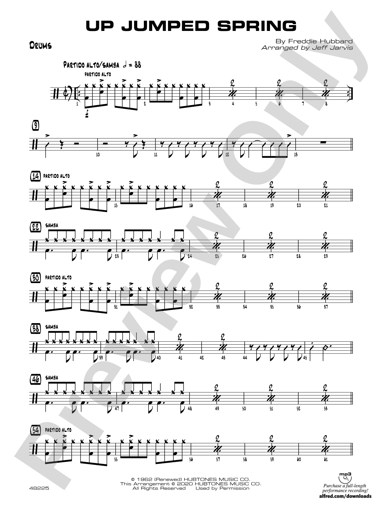 Up Jumped Spring: Drums