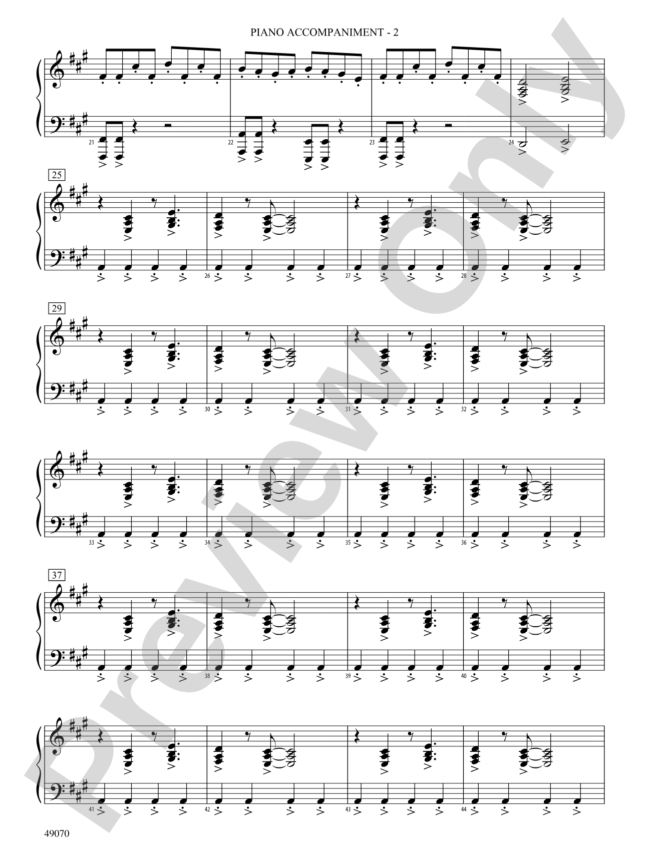 Crazy Train: Piano Accompaniment