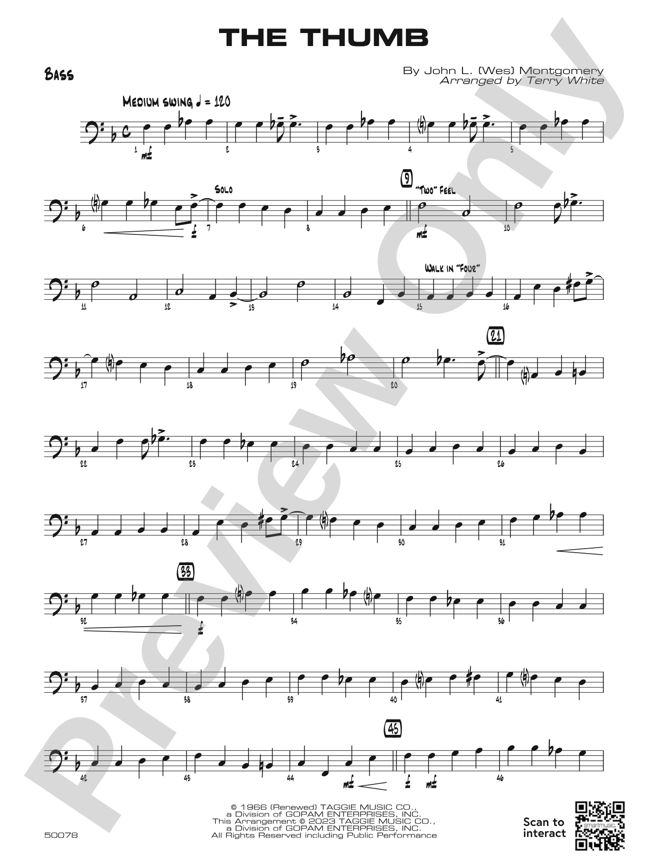 The Thumb: String Bass