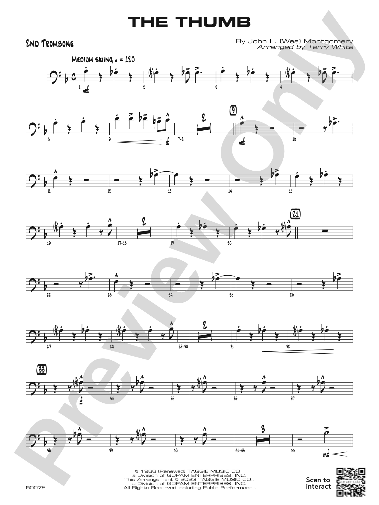 The Thumb: 2nd Trombone