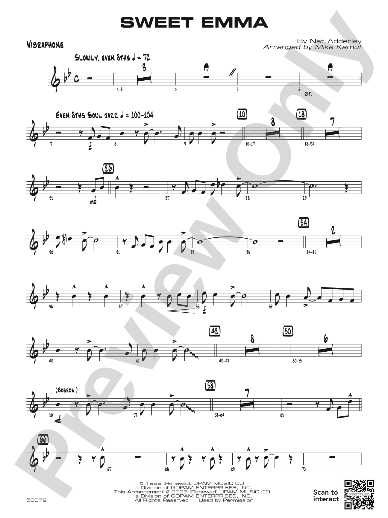 Sweet Emma: Vibraphone