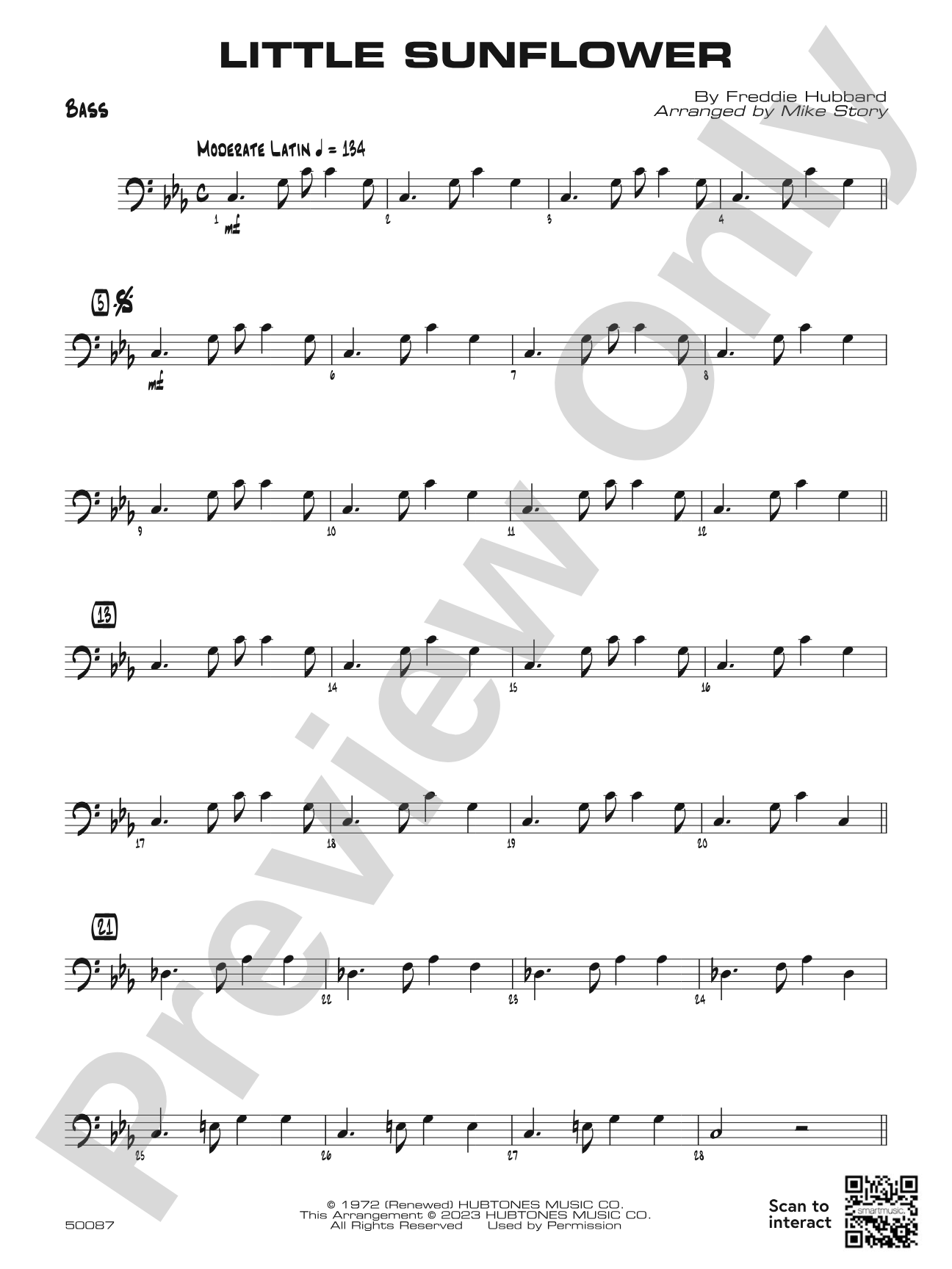 Little Sunflower: String Bass