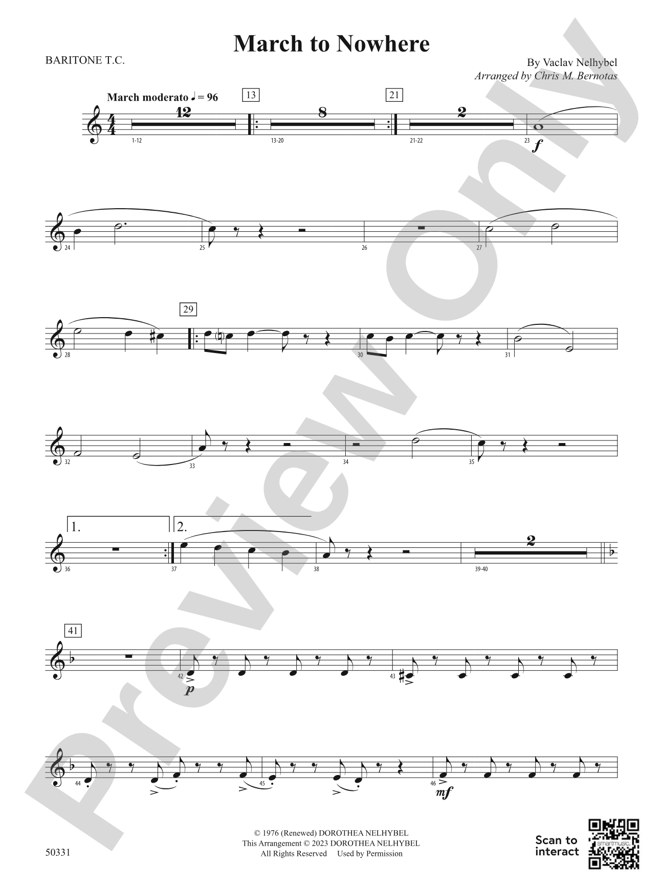 March to Nowhere: Baritone T.C.