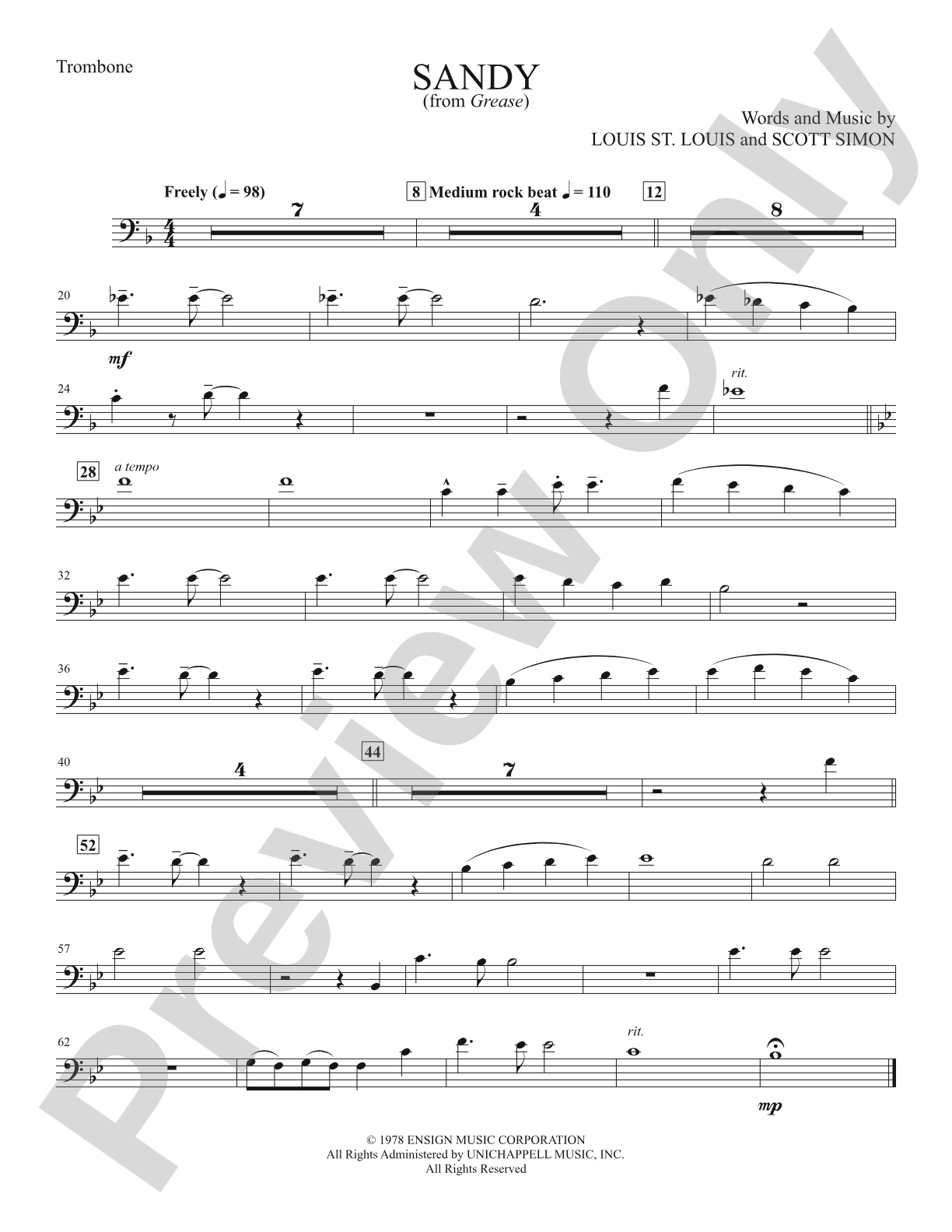 Sandy: 1st Trombone