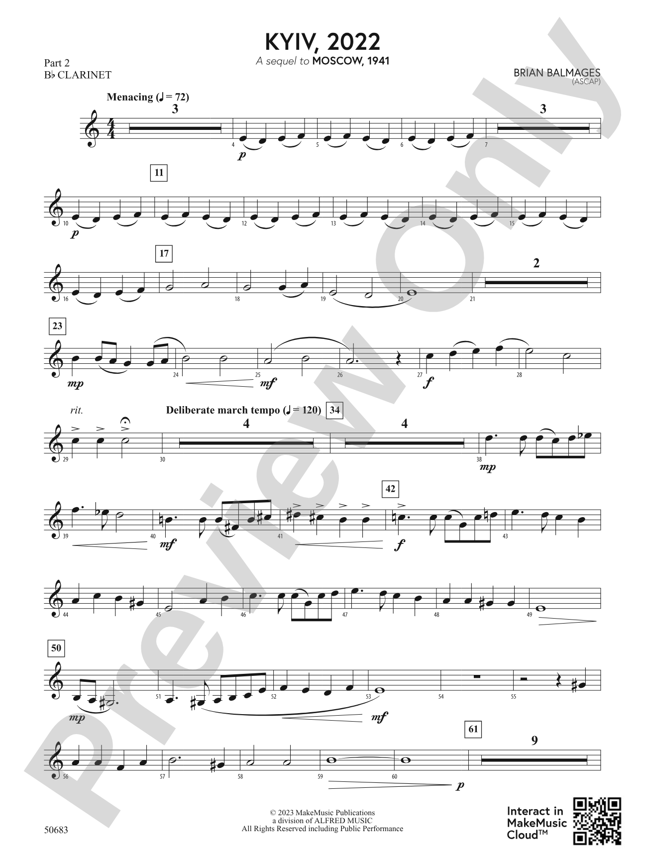 Kyiv, 2022: Part 2 - B-flat Clarinet