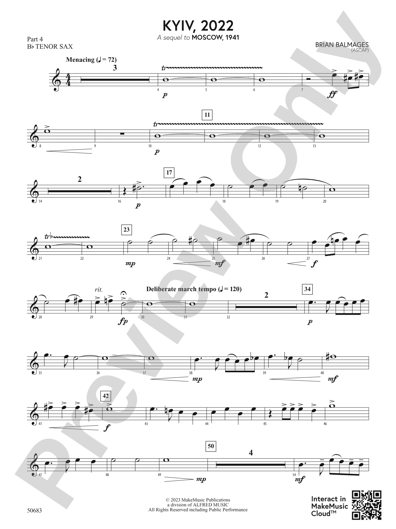 Kyiv, 2022: Part 4 - B-flat Tenor Sax