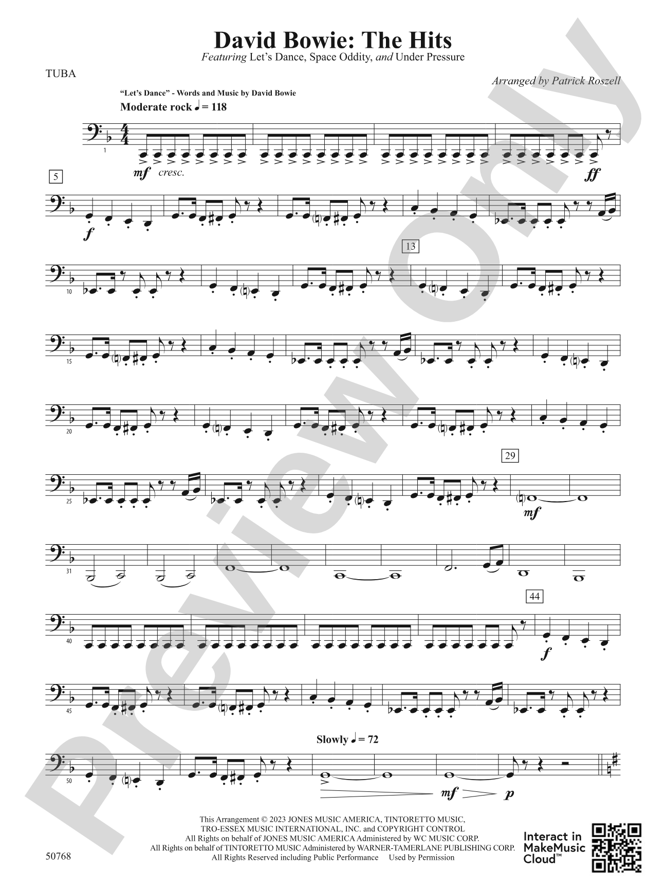 David Bowie: The Hits: Tuba