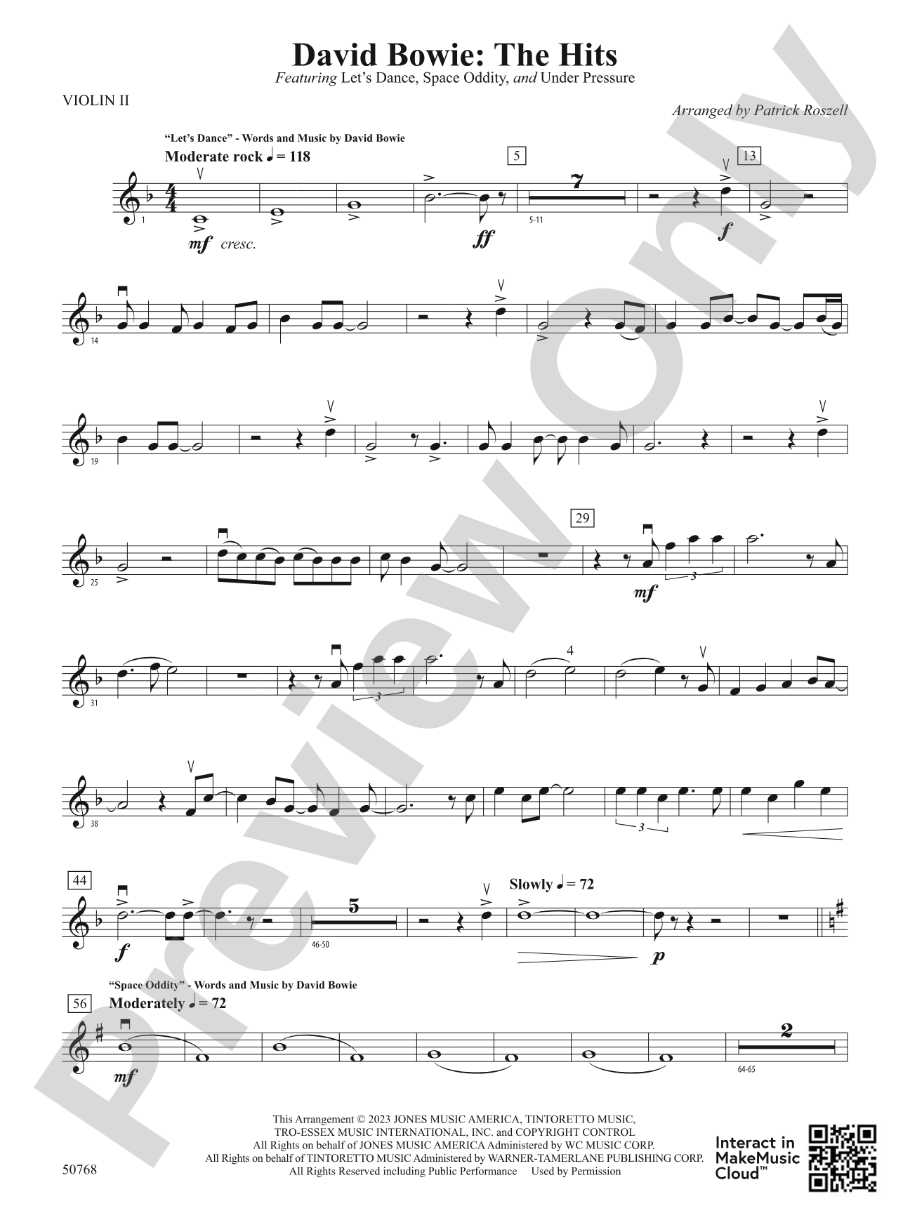 David Bowie: The Hits: 2nd Violin