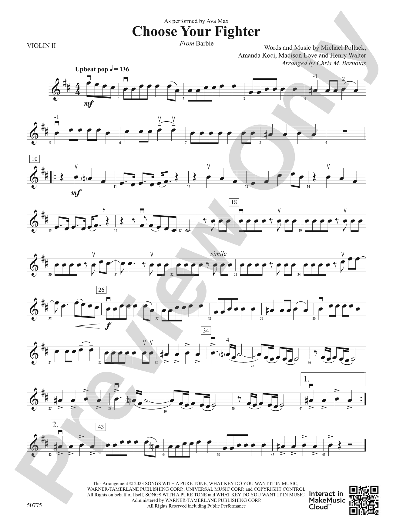 Choose Your Fighter: 2nd Violin