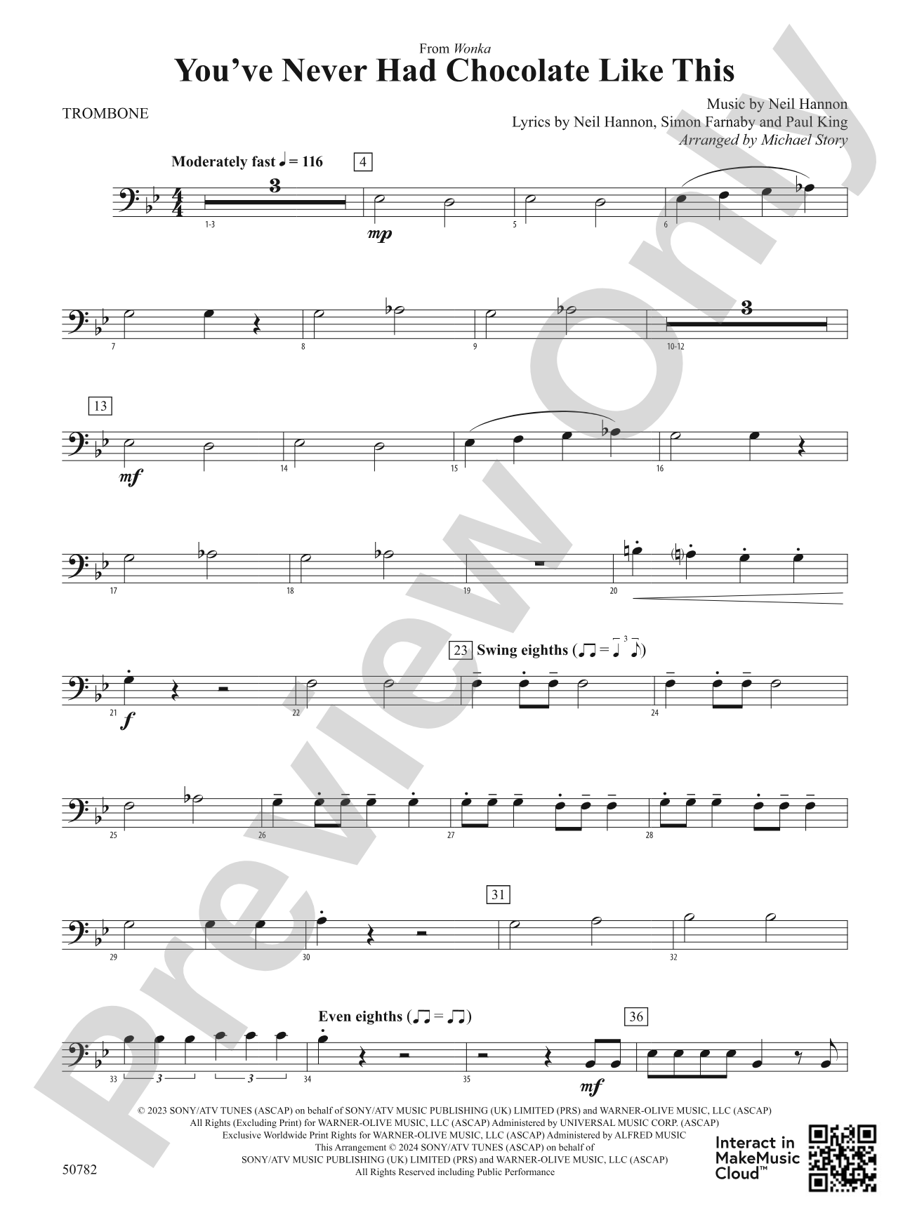 You've Never Had Chocolate Like This: 1st Trombone