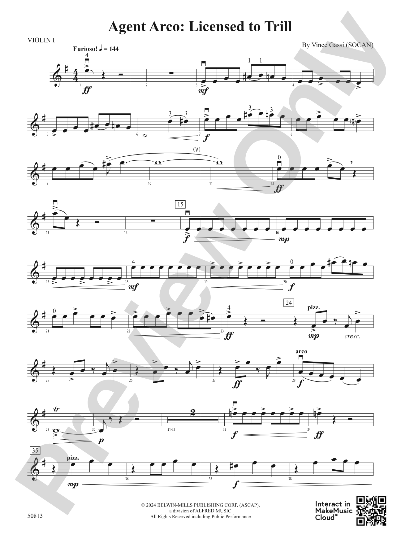 Agent Arco: Licensed to Trill: 1st Violin