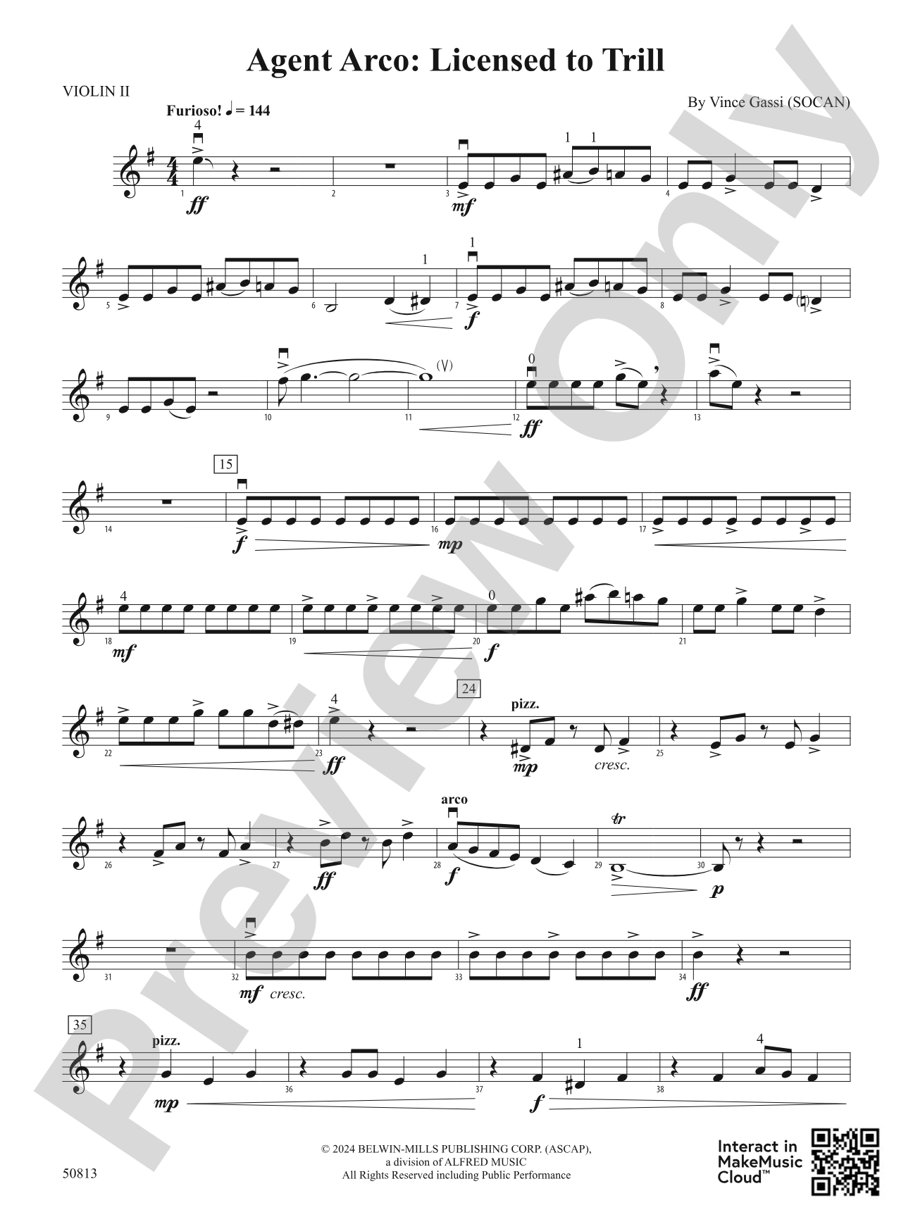 Agent Arco: Licensed to Trill: 2nd Violin