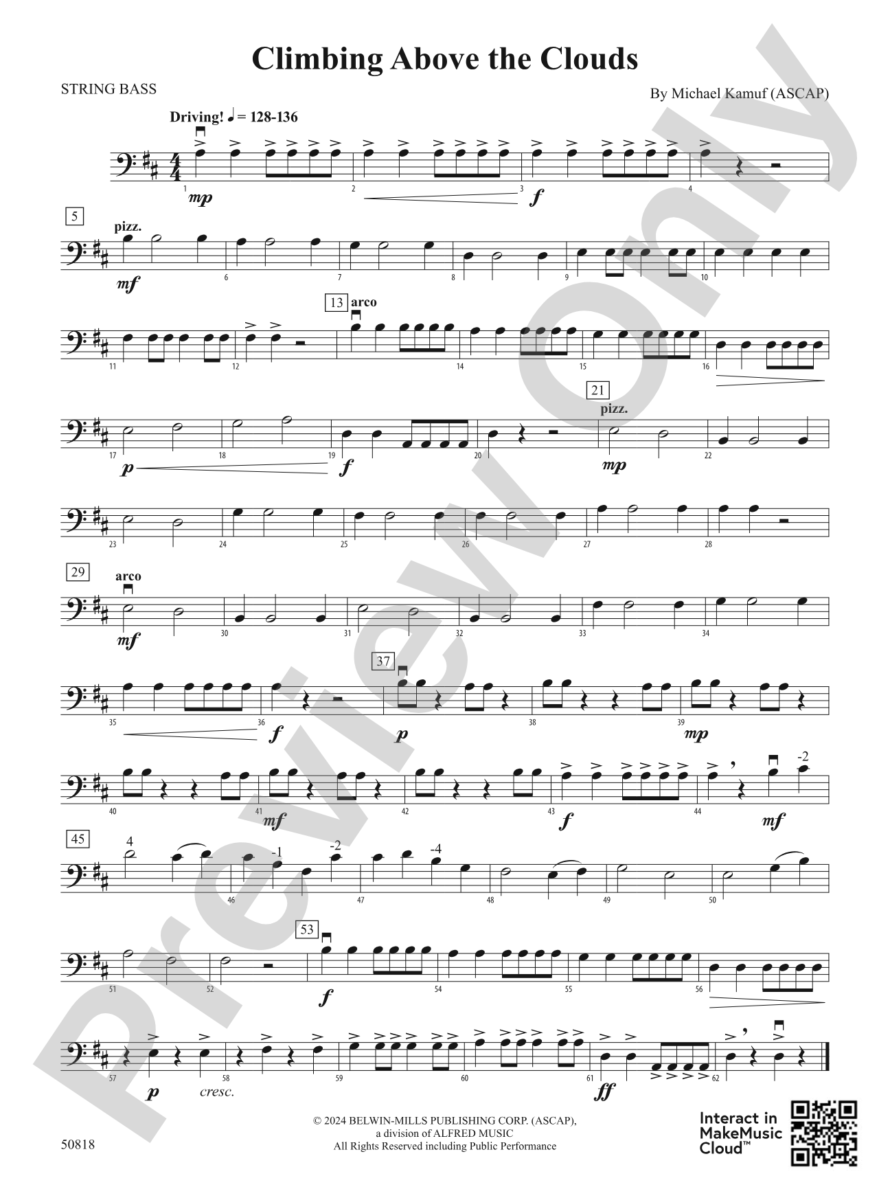 Climbing Above the Clouds: String Bass