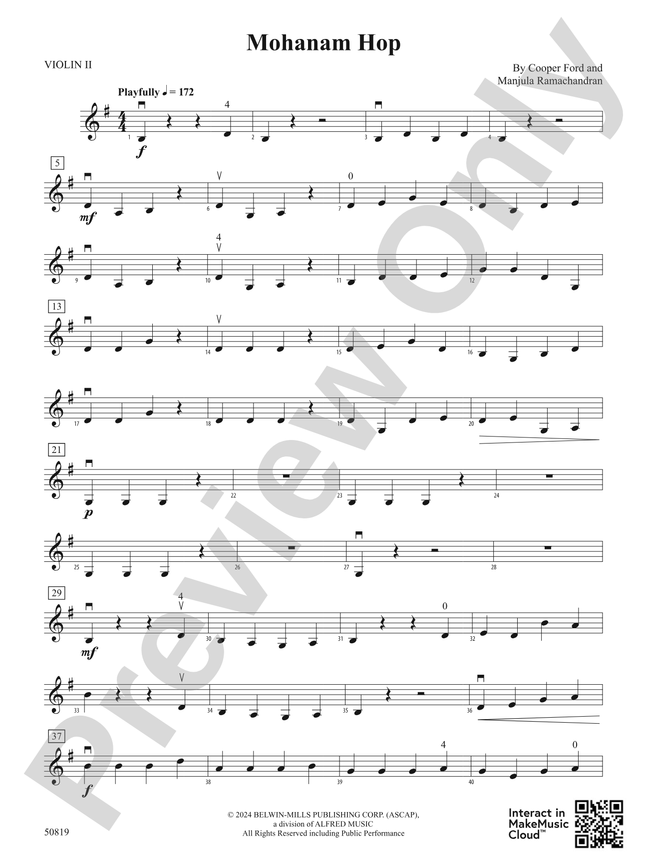 Mohanam Hop: 2nd Violin