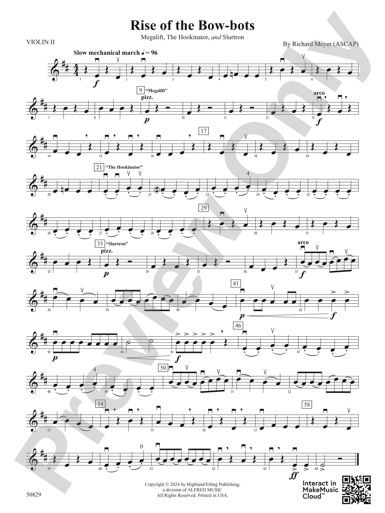 Rise of the Bow-bots: 2nd Violin