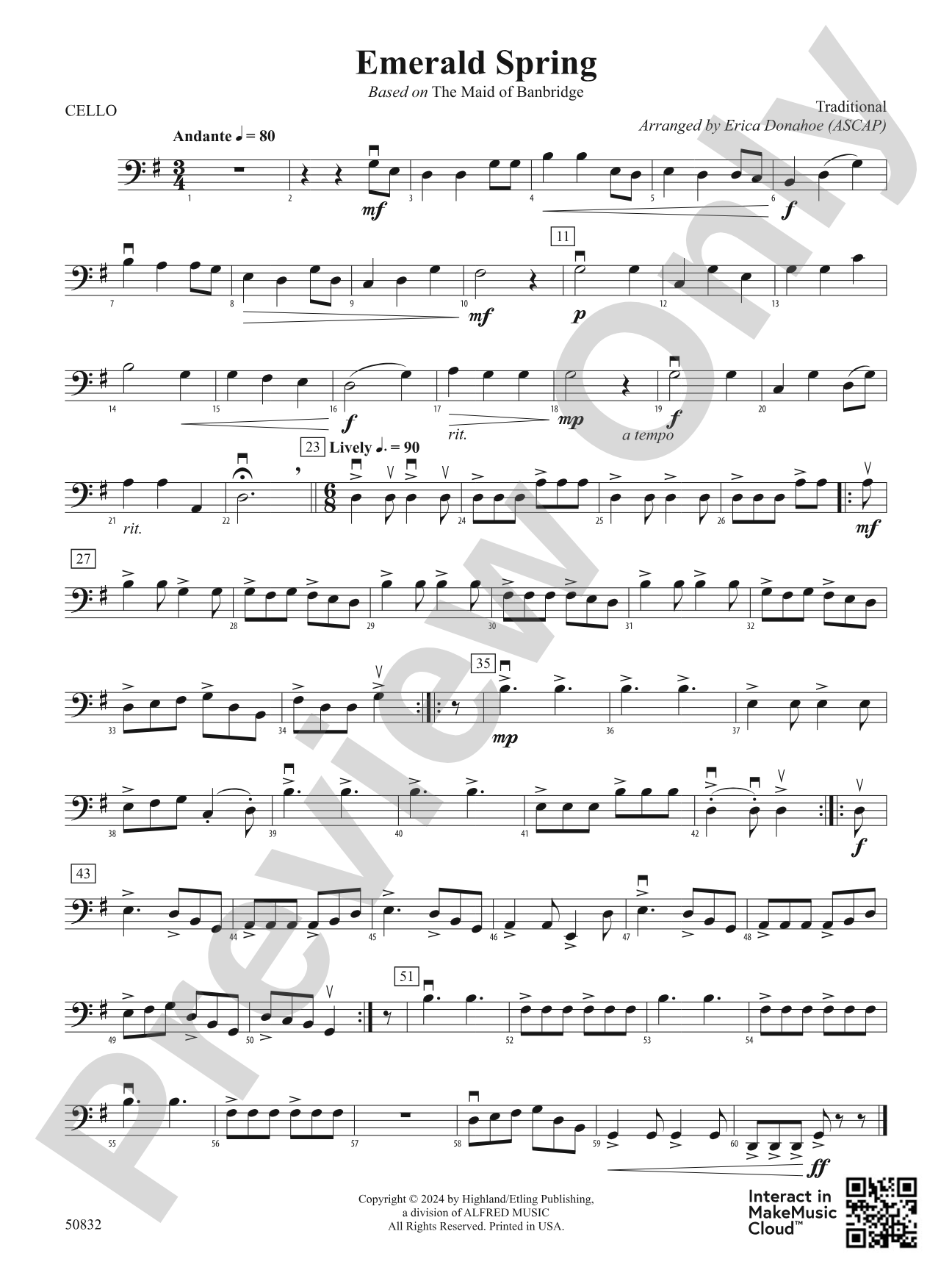 Emerald Spring: Cello